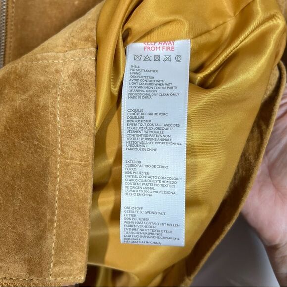 Kimchi Blue for Urban Outfitters NWT Women's Size XL Tan Sharona Suede Jacket - Picture 12 of 16